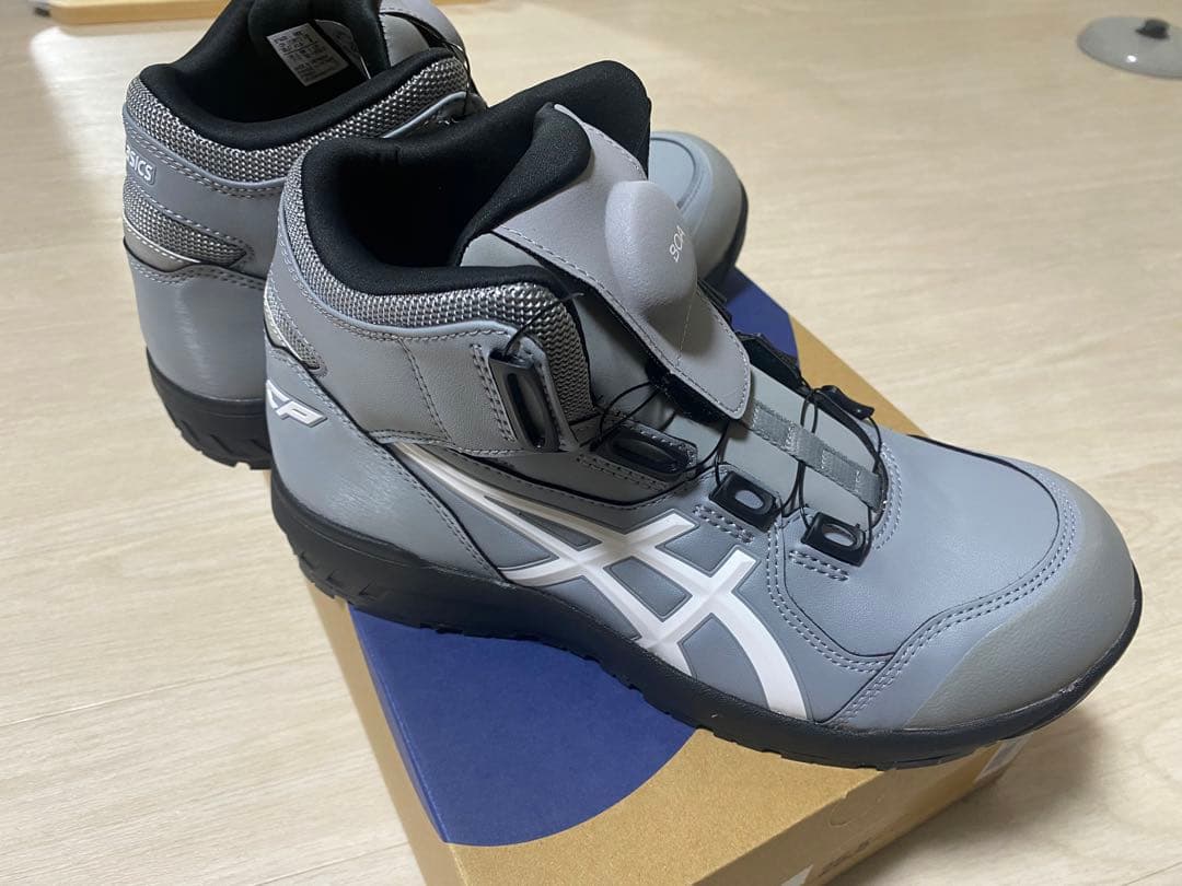 asics 安全靴 CP304 BOA グレー