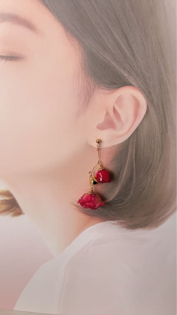 【専用】ミニ薔薇 ピアス