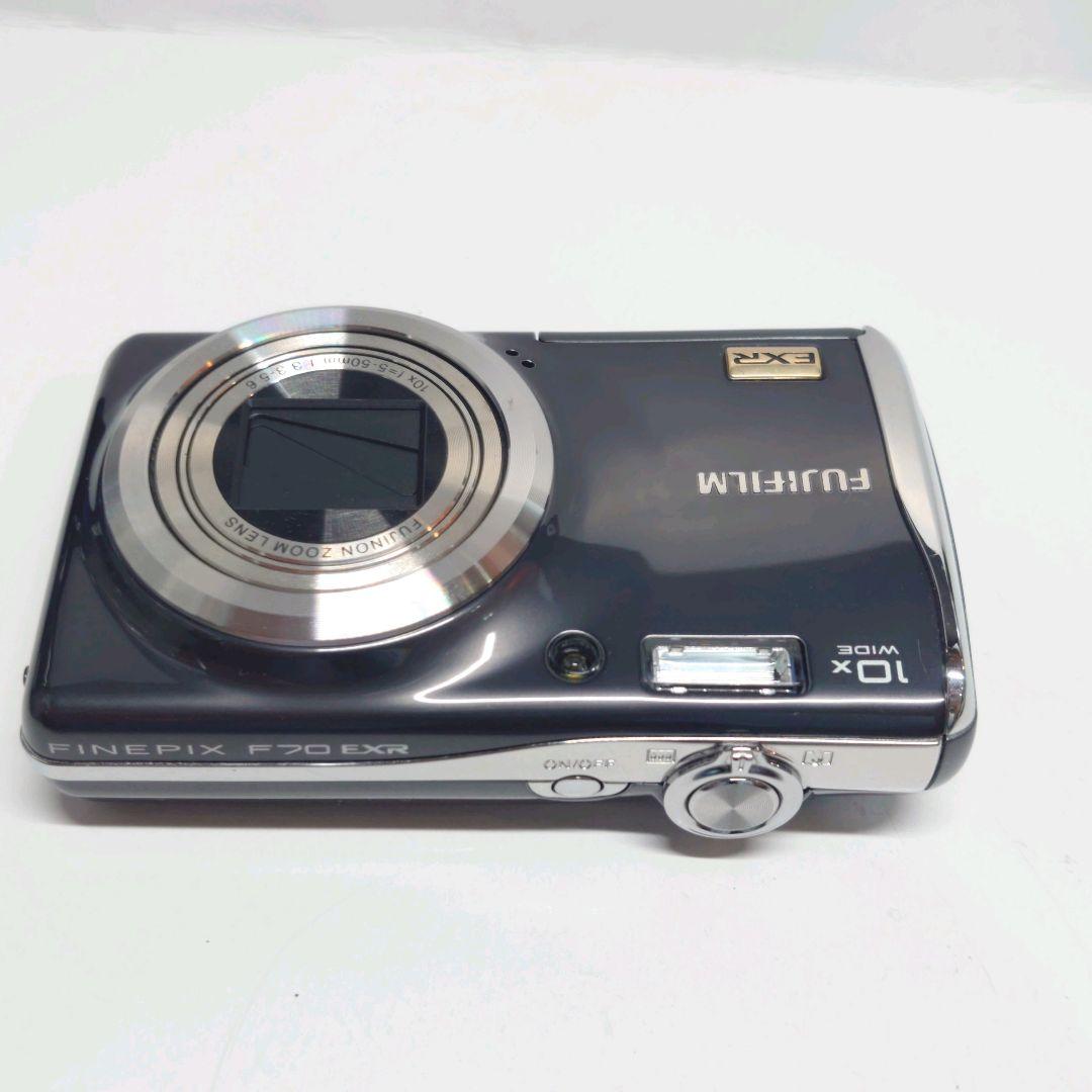 動作品 FUJIFILM FinePix F70EXR ブラック デジカメ