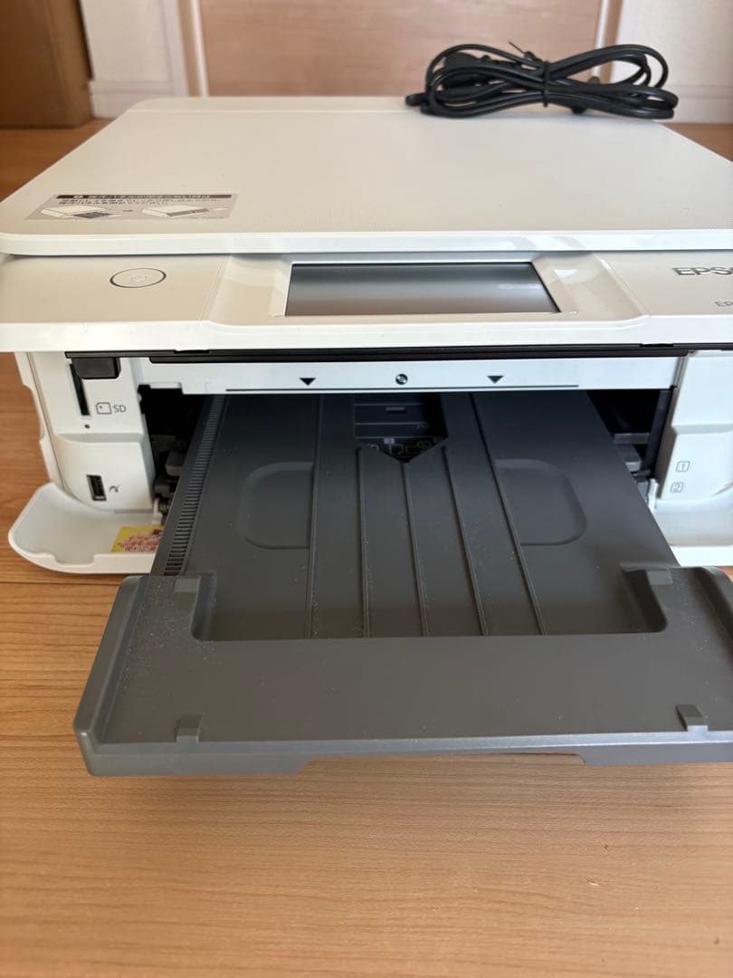 V*7様 【ジャンク品】EPSON インクジェットプリンター ホワイト ep-8