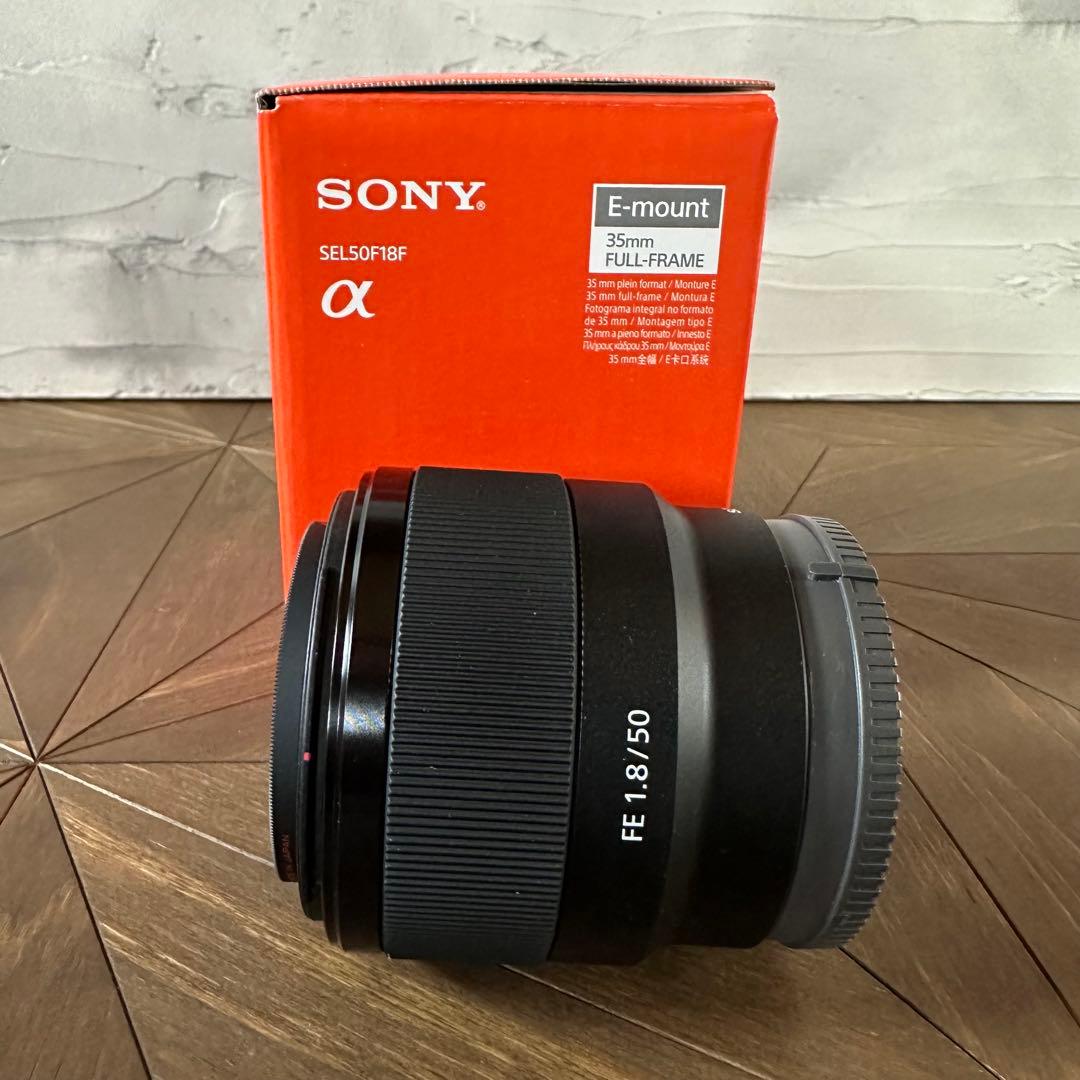 【美品】SONY Eマウント FE 50mm F1.8 レンズ