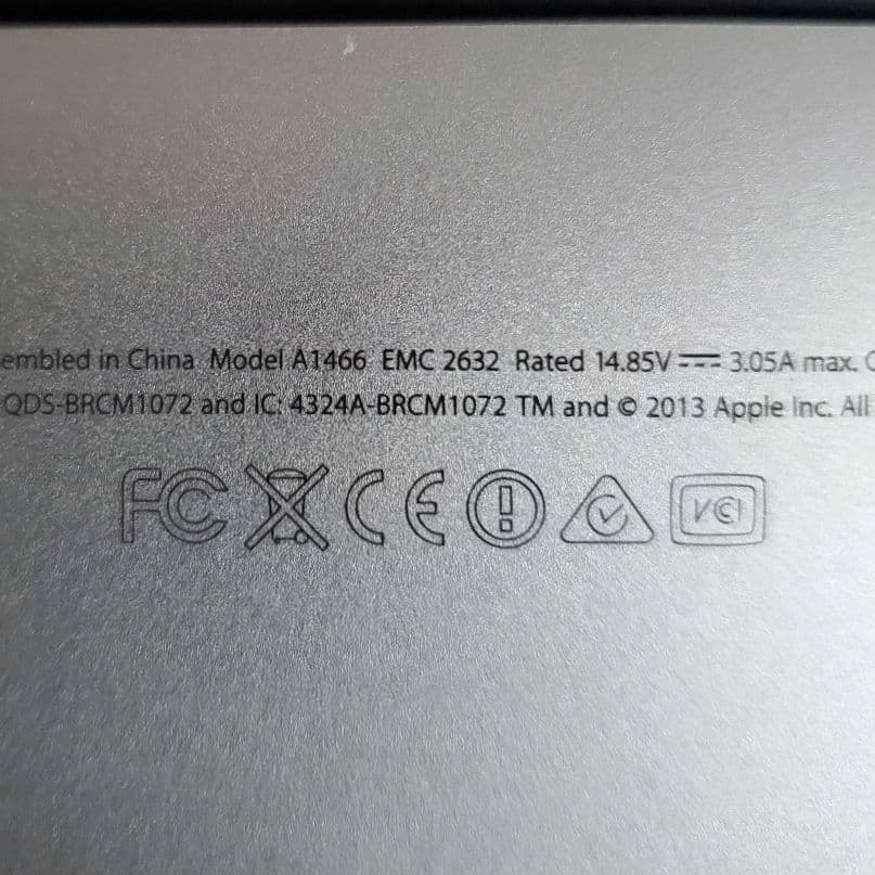 MacBook Air 13inch 2013 128GB 4GB 液晶不良あり