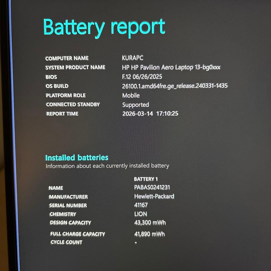 HP Pavilion Aero 13-bg(スカイブルー)