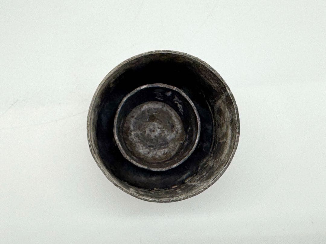 唐物 古錫 八角茶心壺 茶壷 茶筒 茶入 煎茶道具 時代物 中国古玩 潮州 骨董