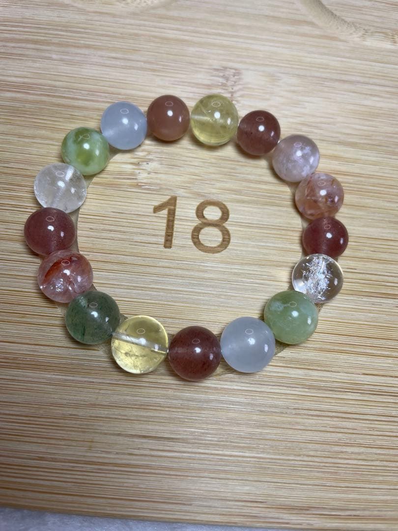 天然石ブレスレット 18cm