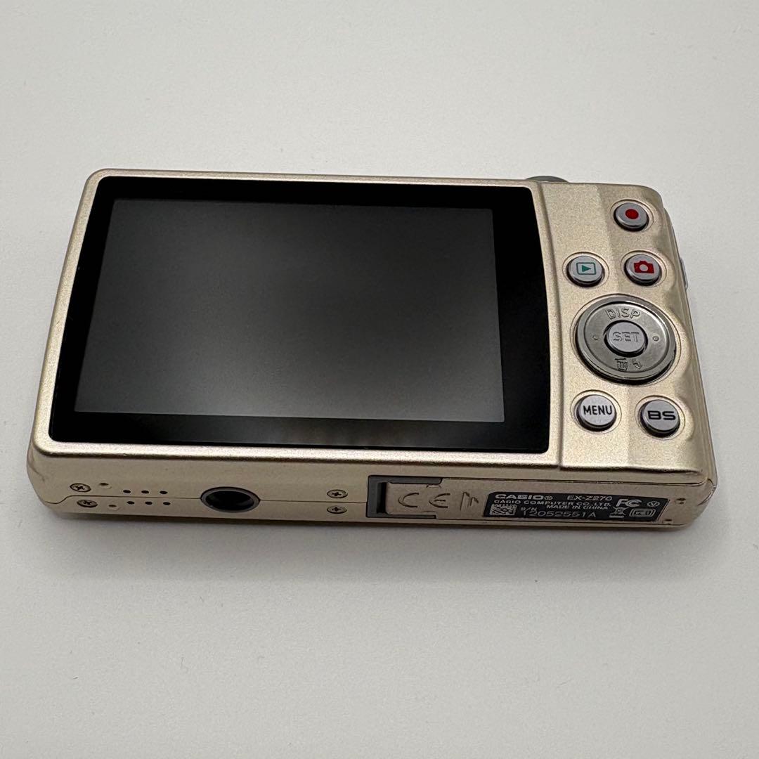 CASIO EXILIM EX-Z270 ゴールド コンパクトデジタルカメラ