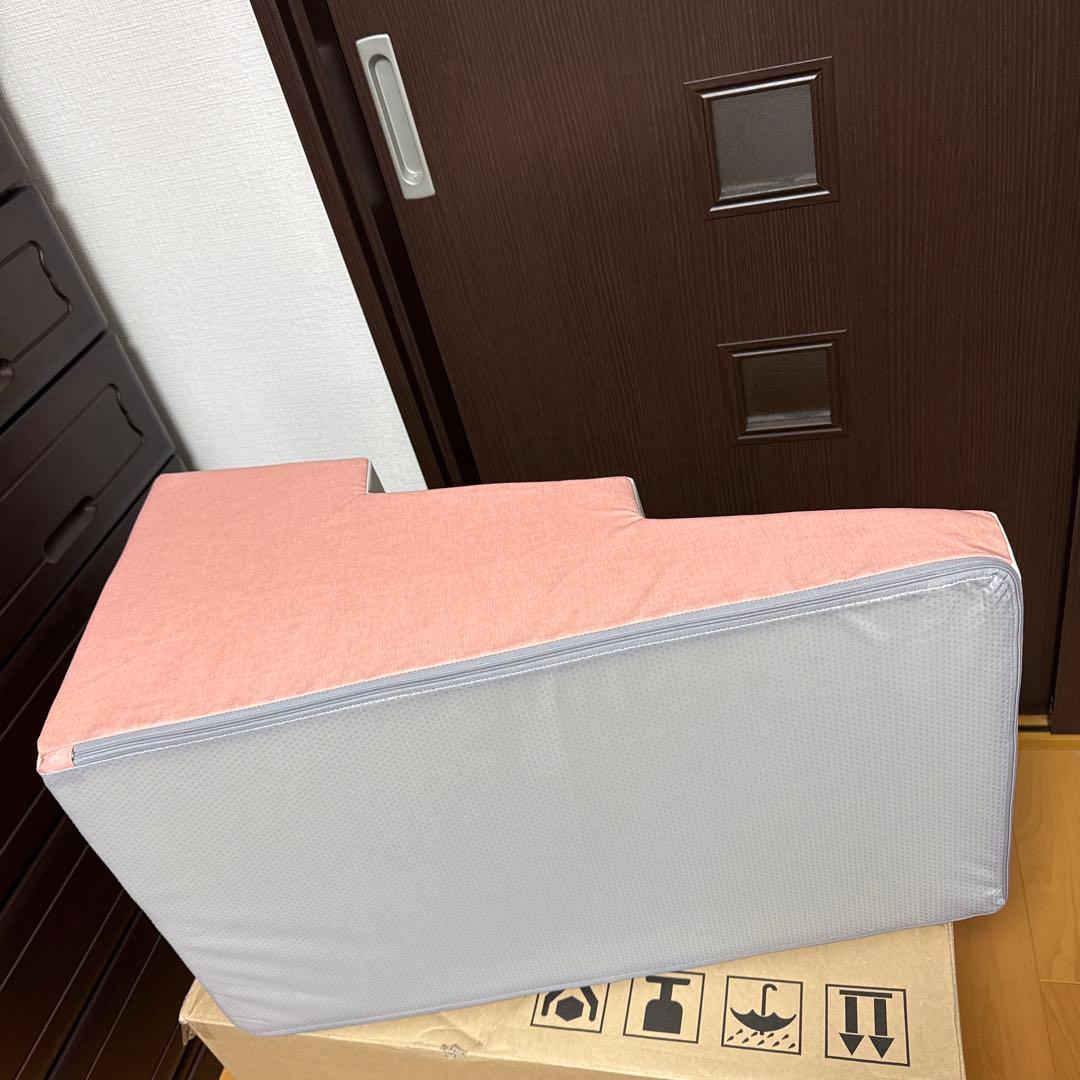 犬用スロープ ピンク