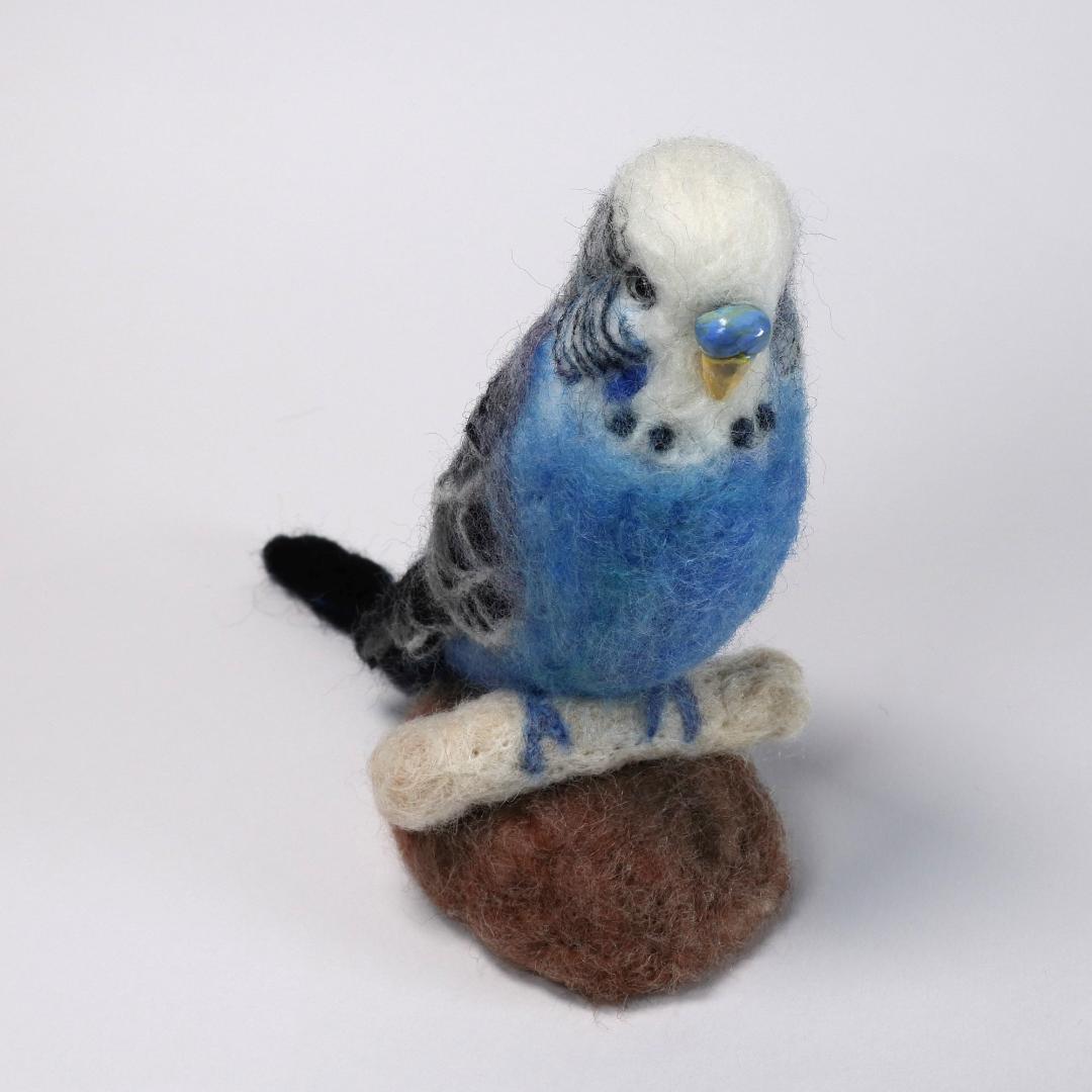 羊毛フェルト　オーダー　小鳥　鳥　セキセイインコ　犬　猫　ハンドメイド