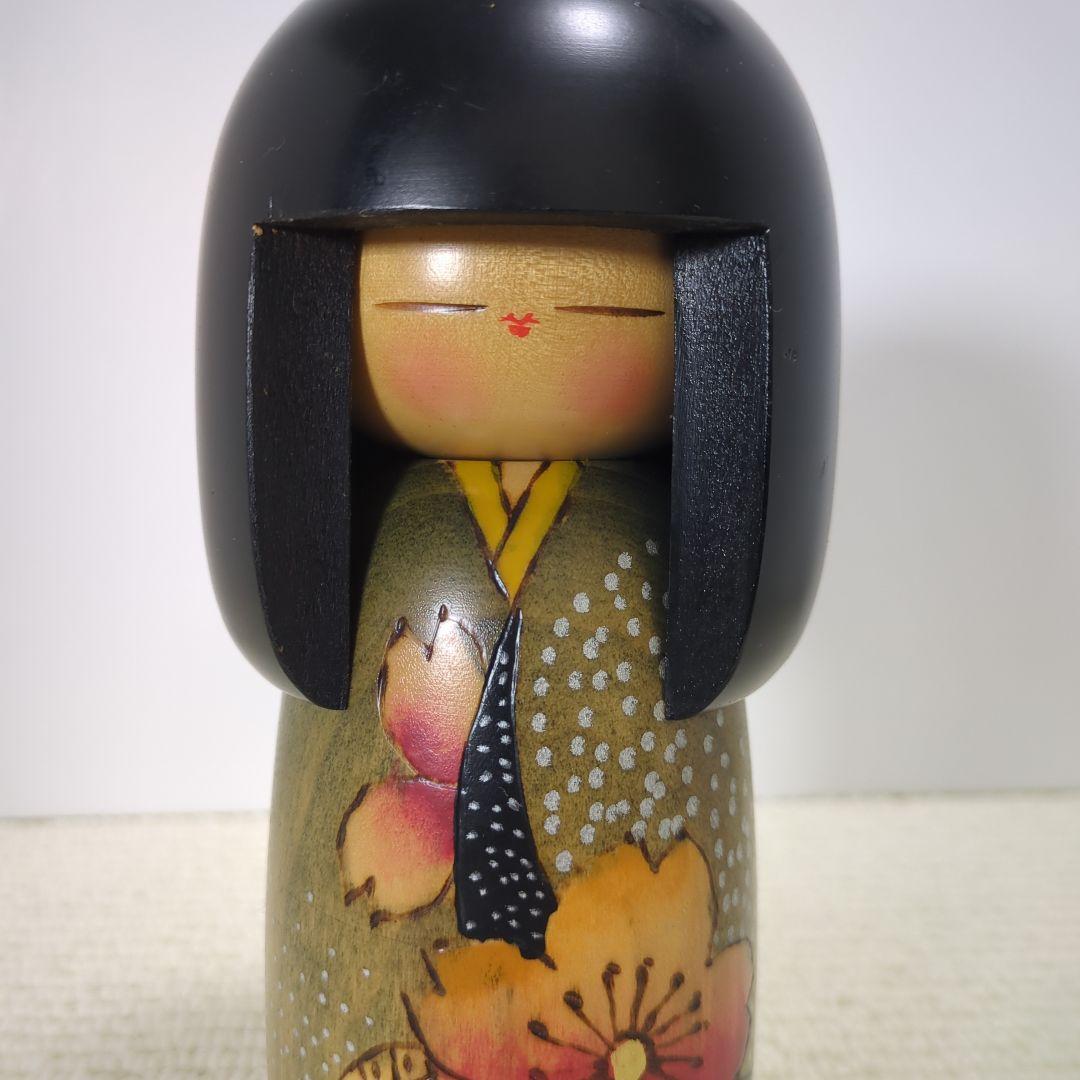 石村作 創作こけし【花の舞】