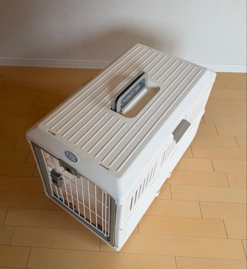 キャリーケース 犬 プラキャリー 折りたたみペットキャリー 中型犬 大型犬
