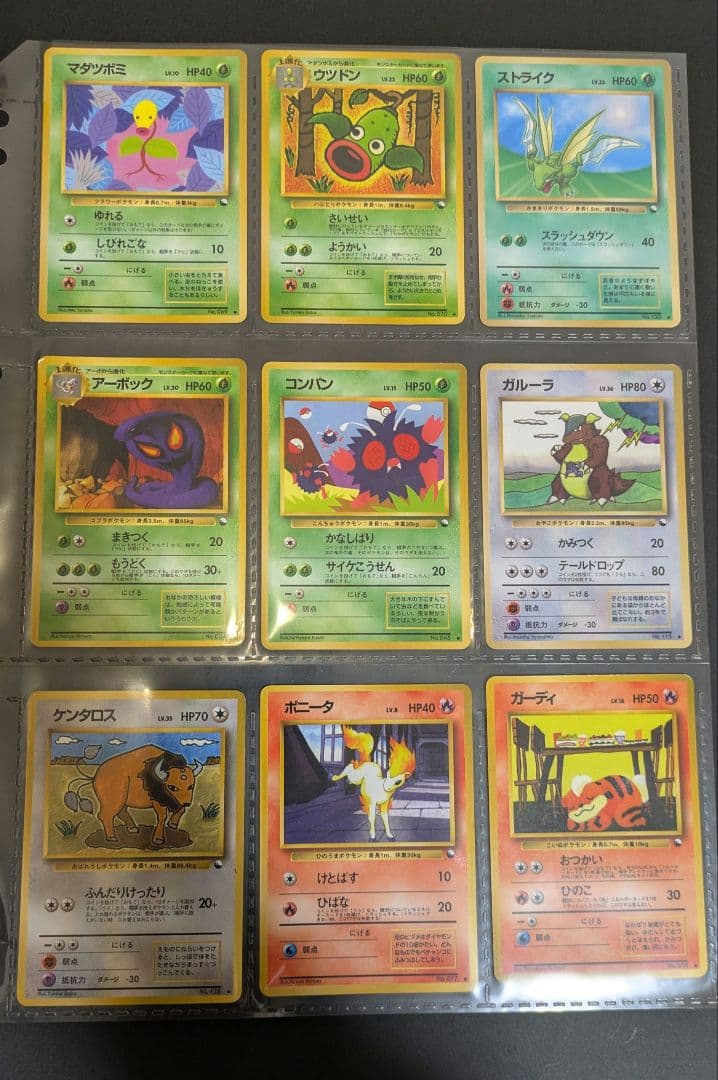 旧裏面　1998年拡張シート　74枚　被りなし　ポケモンカードまとめ売り