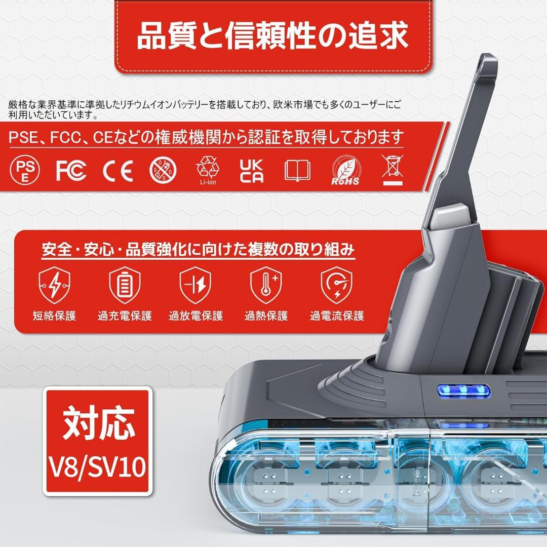 ダイソン V8 SV10 充電対応 バッテリー【新品】