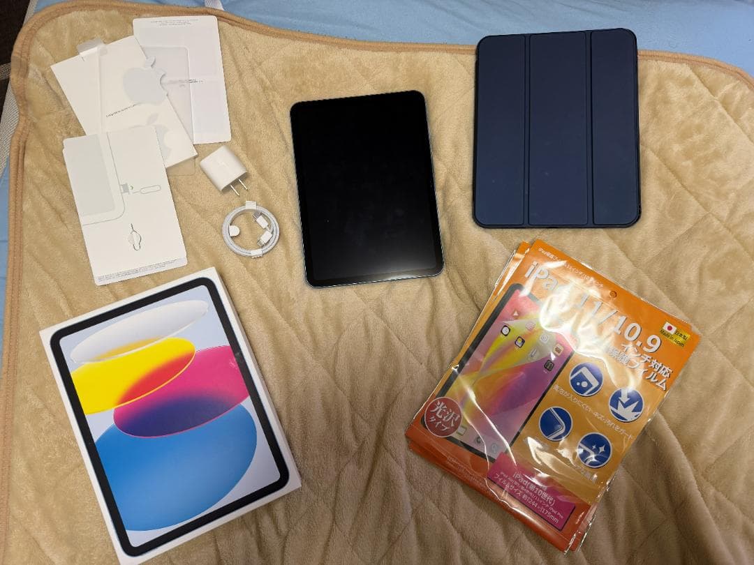 iPad (第10世代) ブルー 256GB Wifi+Cell NW制限:〇
