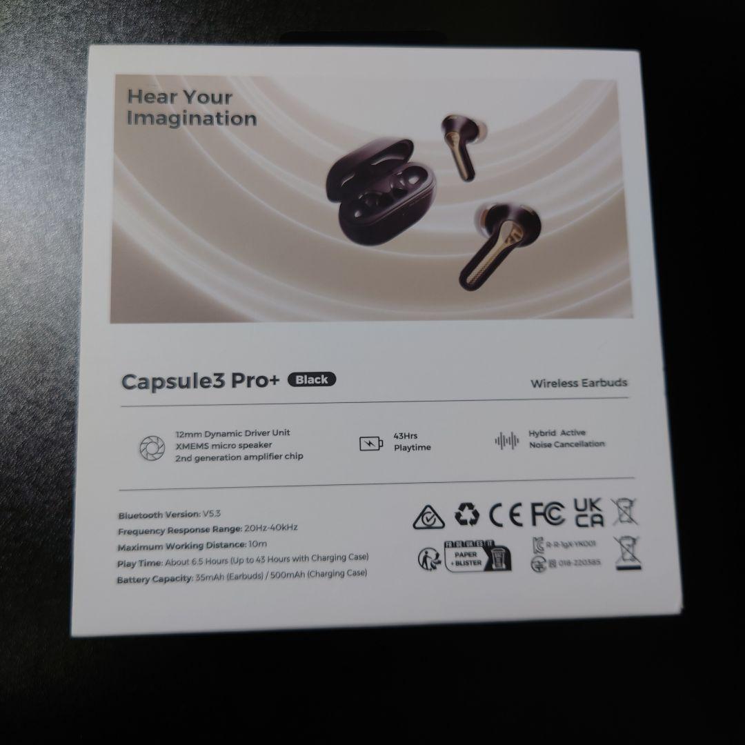 G*i様 SOUNDPEATS Capsule3 Pro+ ワイヤレスイヤホン