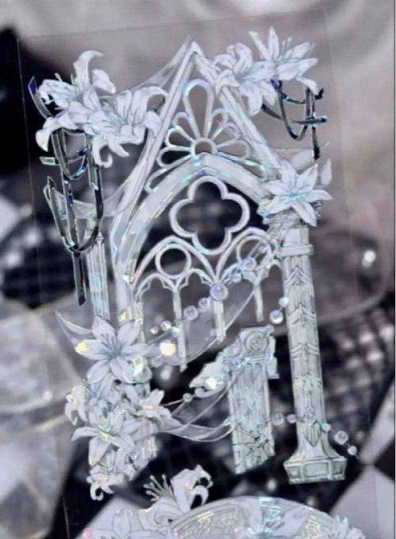 ♡SALE♡ 贝壳光 6.5cm×10m 百合修道院 海外マスキングテープ　花