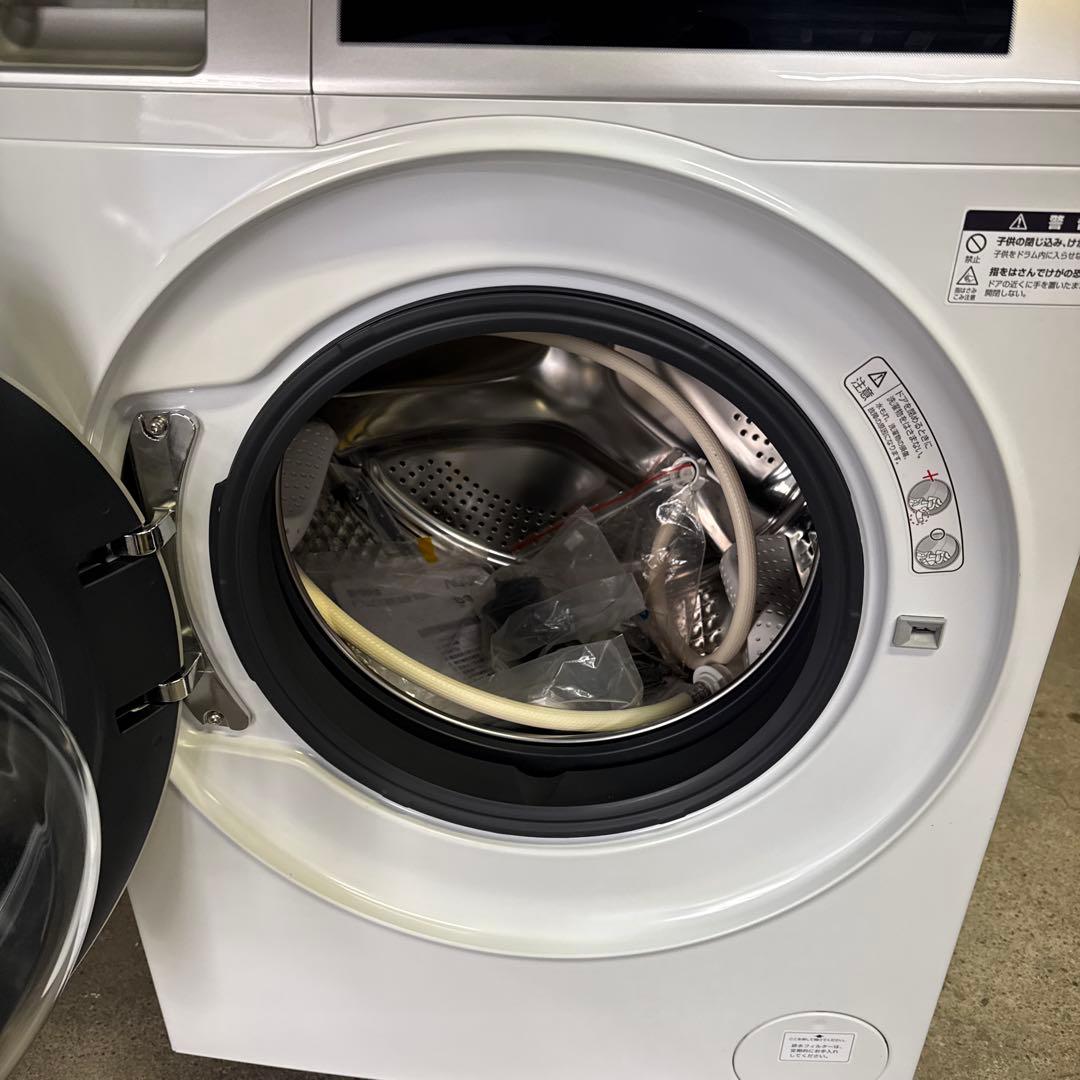 ⑥2025年製AQUA ドラム式洗濯機 AQW-DM10FR(W) 10kg