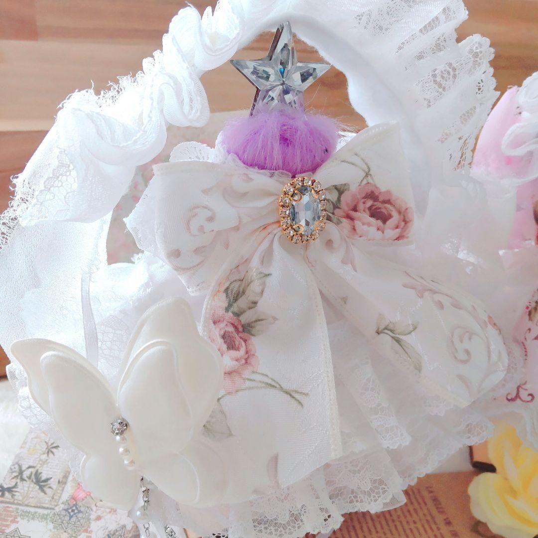 【特別セット】繋がりブローチ　アンティークローズ　ドレス　１６cm　ぬい服