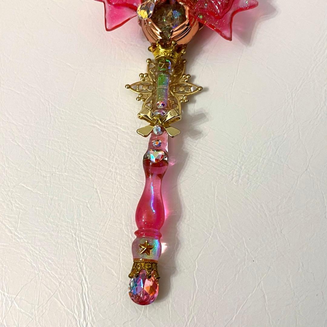 ハレルヤバレリーナ 運命の魔法少女ロッド ルミエールピンク ネックレス 新品