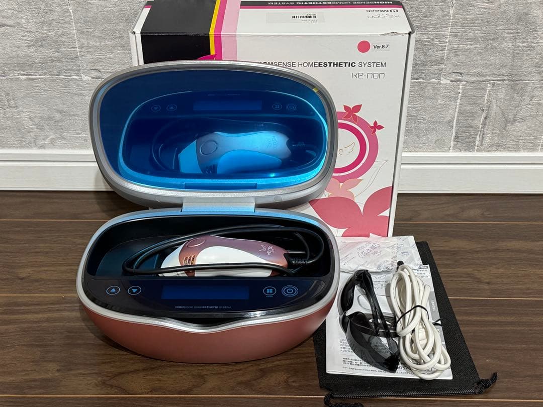 超美品 最新ver.8.7 ケノン 脱毛器 美顔器 ピンクゴールド
