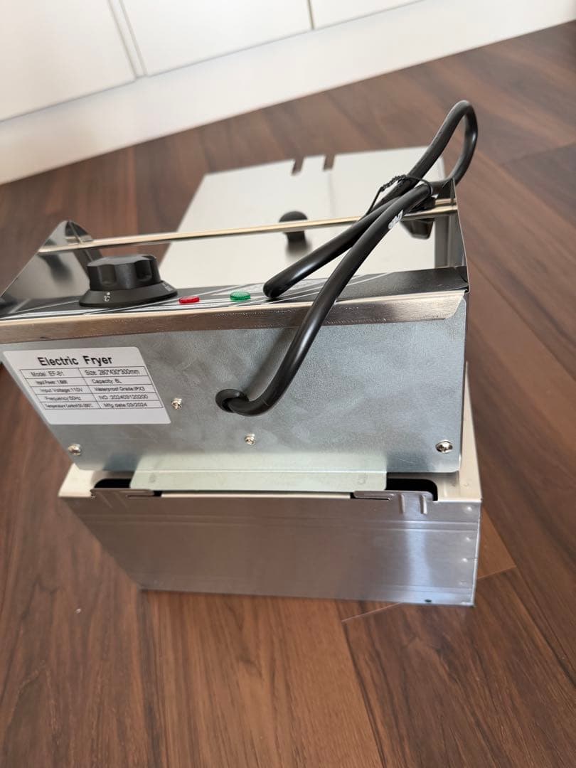 未使用 保管品 卓上型 6L 電気フライヤー