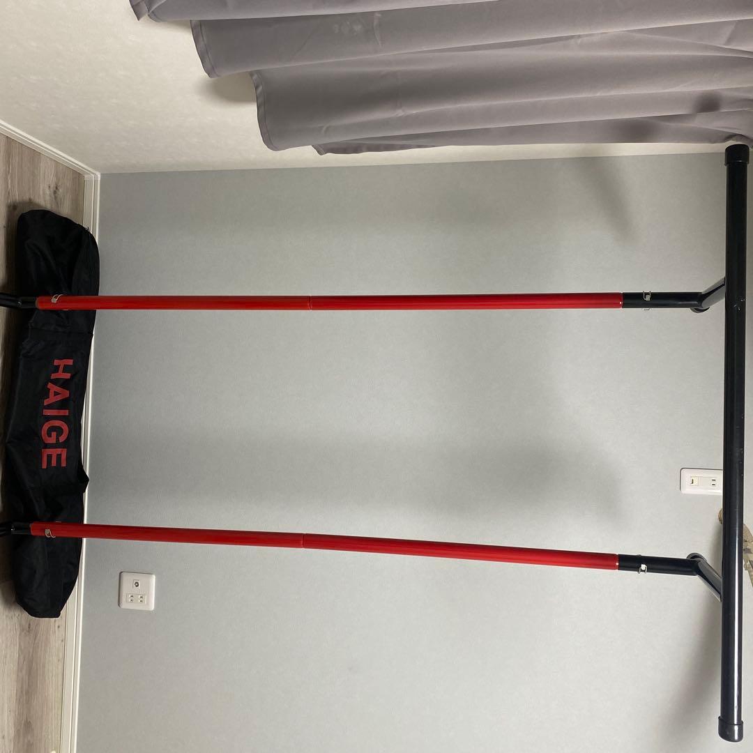 HAIGE ぶら下がり健康器 赤黒