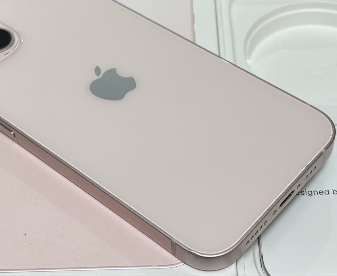 【新品バッテリー】iPhone 13 128GB ピンク　SIMフリー　本体