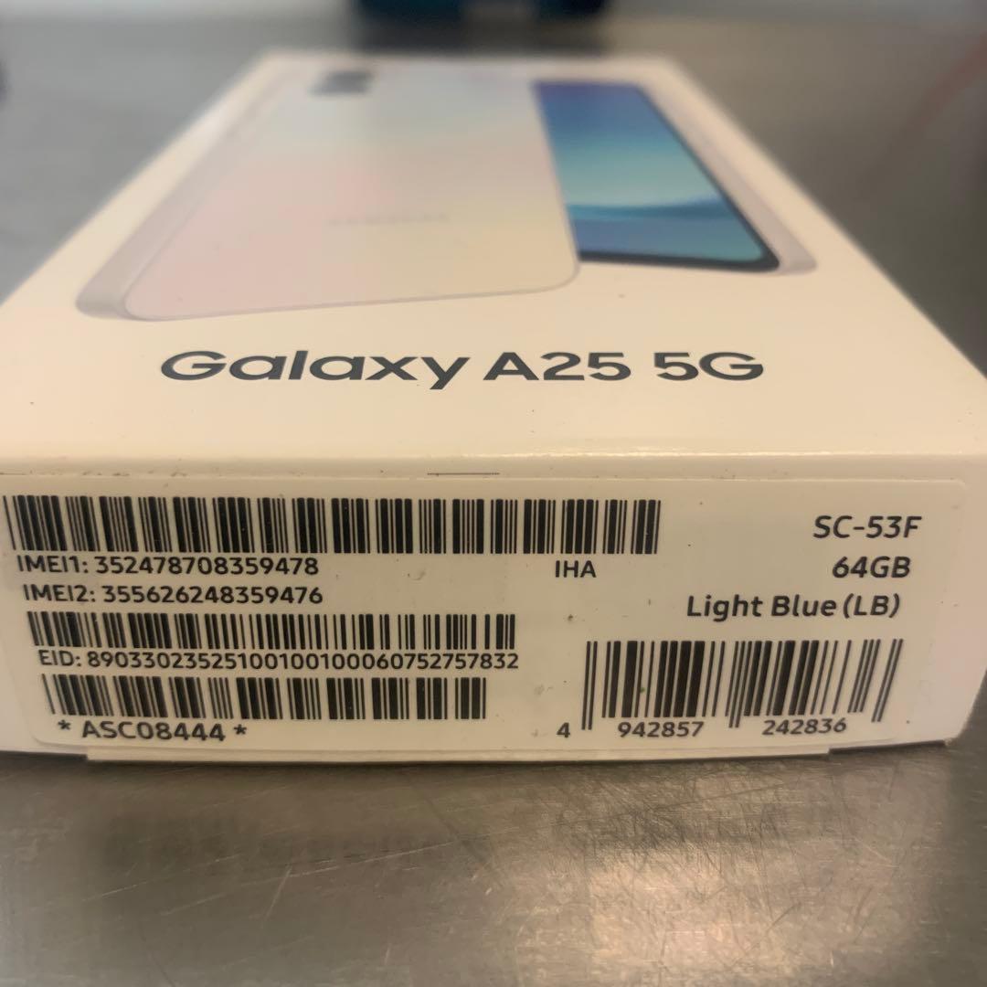 Samsung Galaxy A25 5G 本体 ライトブルー　箱付き