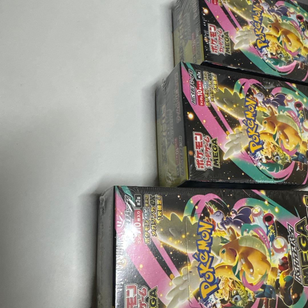 ポケモンカード　MEGAドリームex シュリンク付き3box
