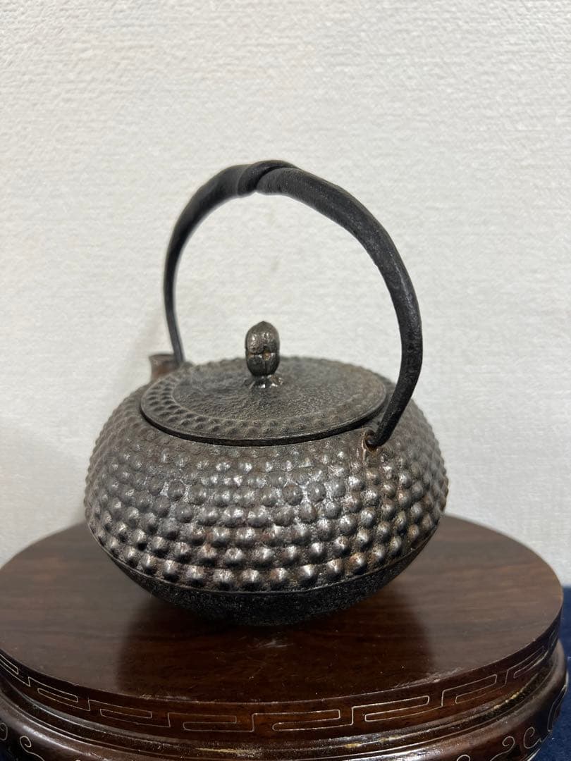 砂鉄　鉄瓶　茶道具 K-1