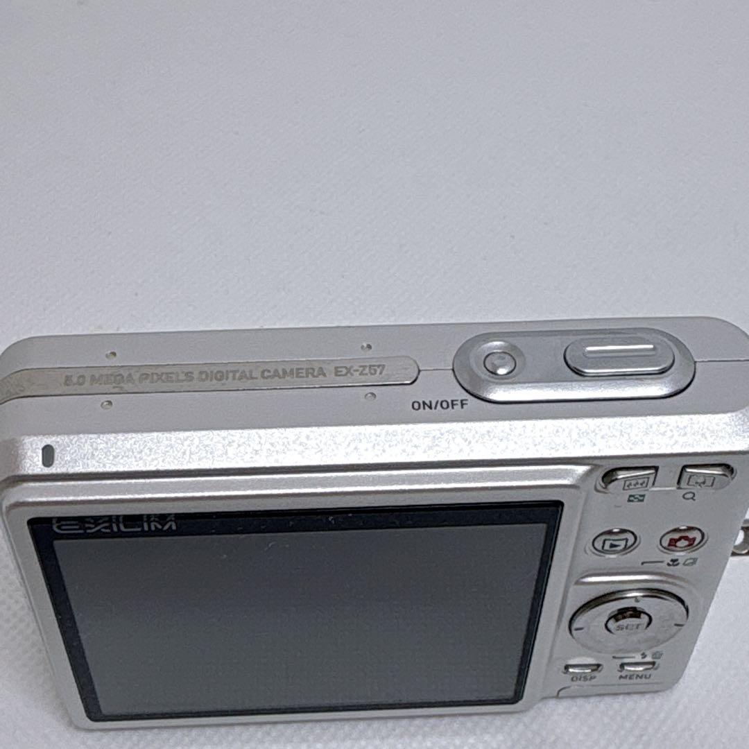 完品 CASIO 【EXILIM EX-Z57】 動作品 平成レトロ コンデジ