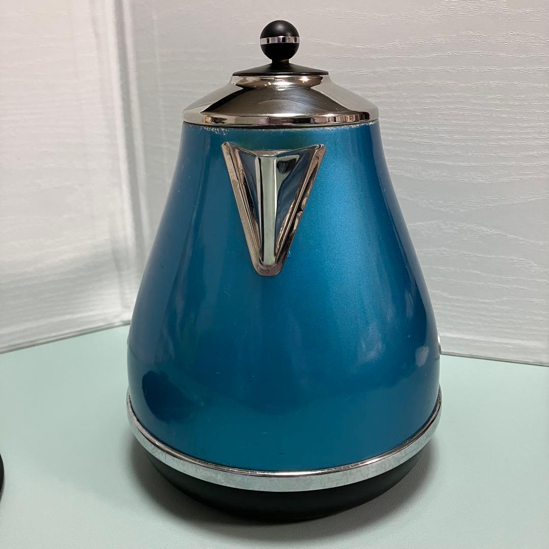 レア★人気商品★ＬDeLonghi Icona★ブルー★電気ケトル★デロンギ