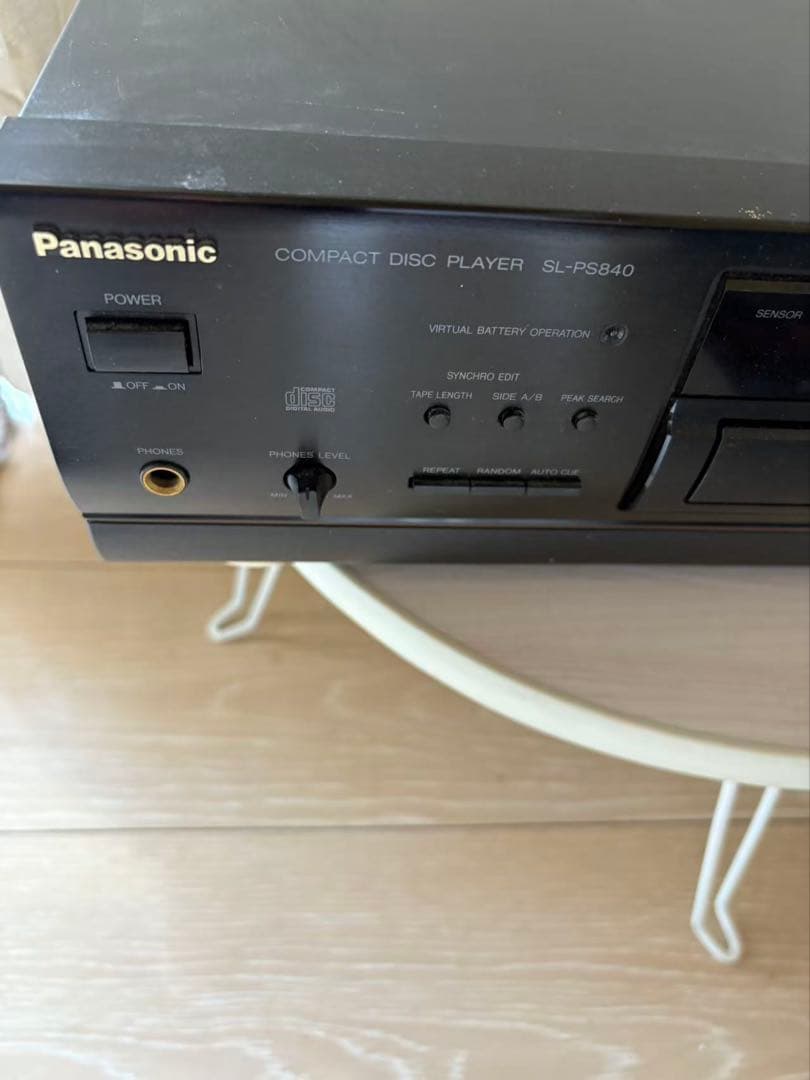 Panasonic パナソニック CDプレーヤー　SL-PS840