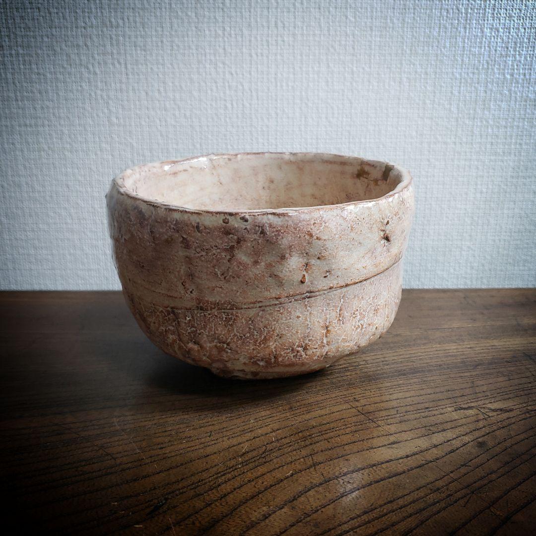 ★茶碗　角高台　抹茶碗　茶道具　茶器　訳あり　欠け　直し