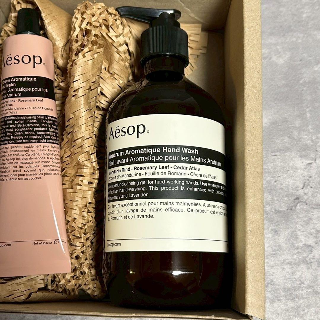 新品 箱付き Aesop イソップ ハンドクリーム ハンドウォッシュ セット