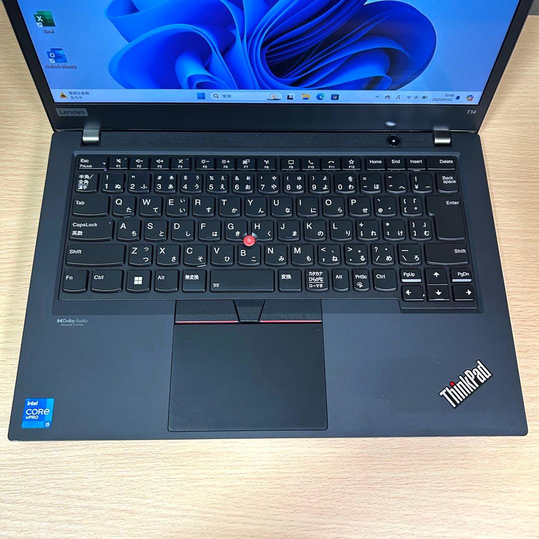 美品 Lenovo ThinkPad T14 Gen2 i5 16GB 14型