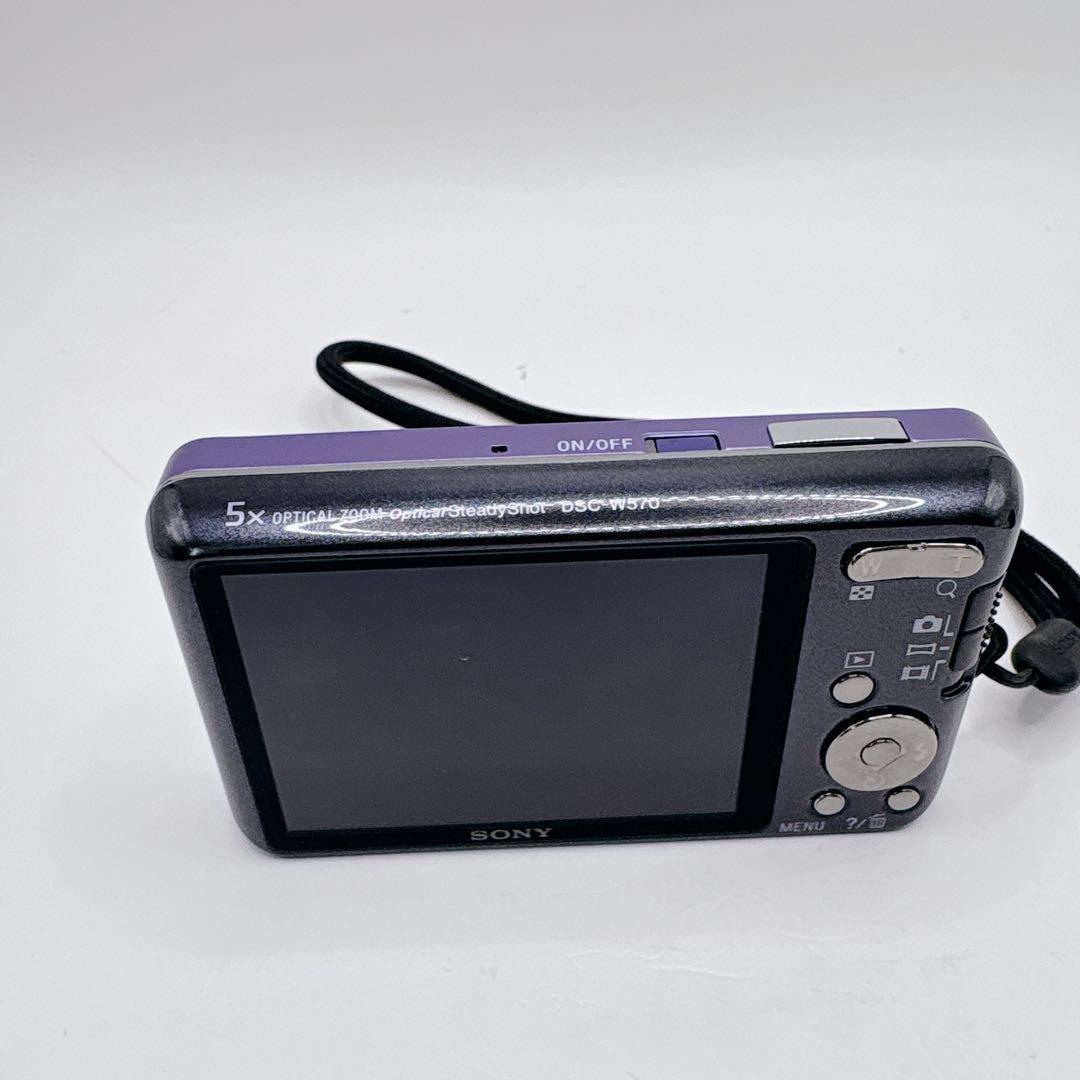 【美品】SONY Cyber-Shot DSC-W570 バイオレット パープル