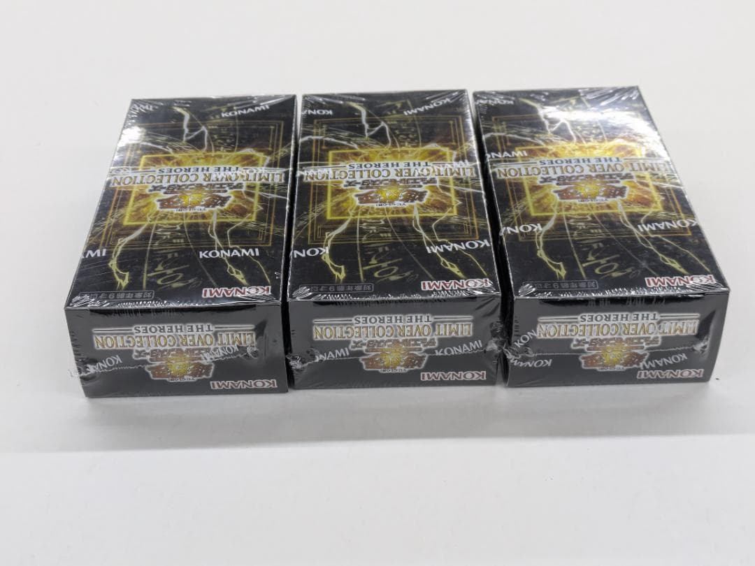 リミットオーバーコレクション　ザヒーローズ　３BOX　シュリンク付き