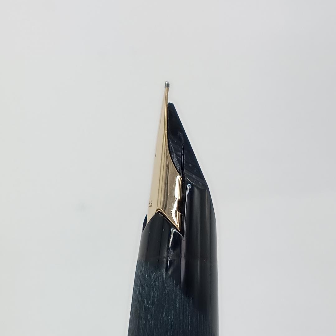 筆記確認済 Mont Blanc 220 木目調 ペン先 585 14K 万年筆