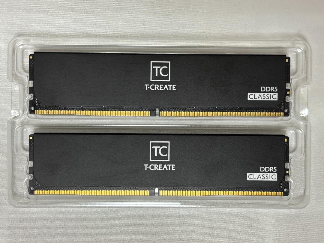 TEAMGROUP DDR5-6000 32GB×2枚 計64GB