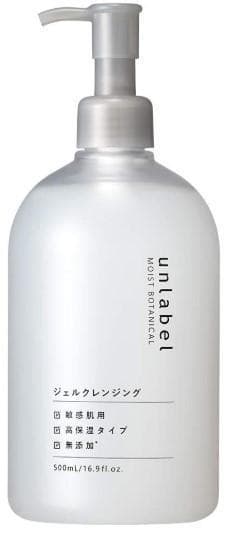 【７本】アンレーベル モイスト ボタニカル ジェルクレンジング 500mL