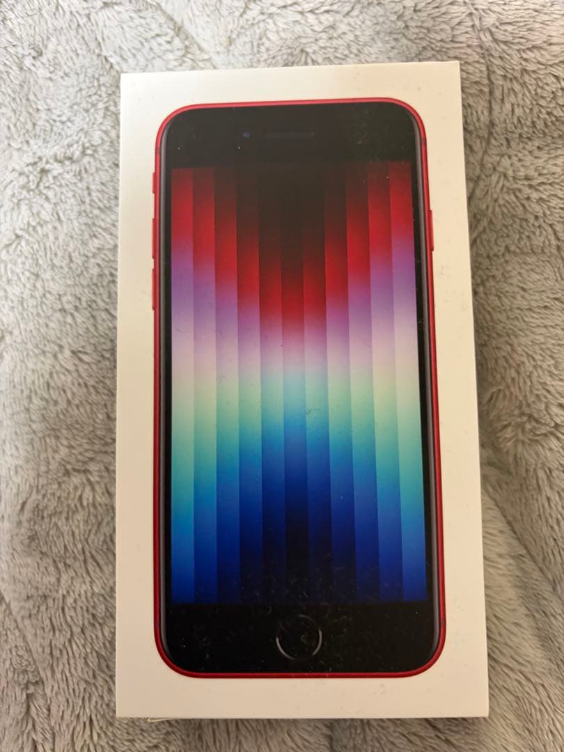 値下げiPhone SE (第3世代) 64GB レッド SIMフリー 動作良好