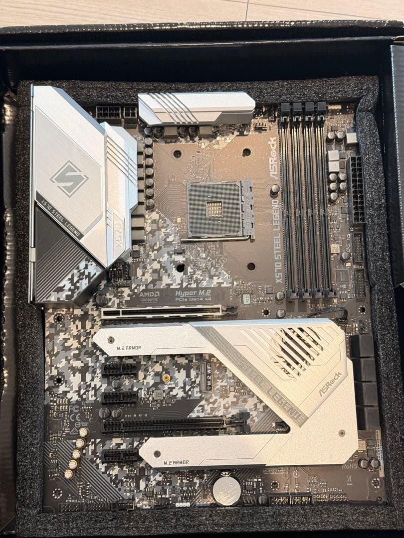 ASRock X570 Steel Legend マザーボード(おまけ付き)