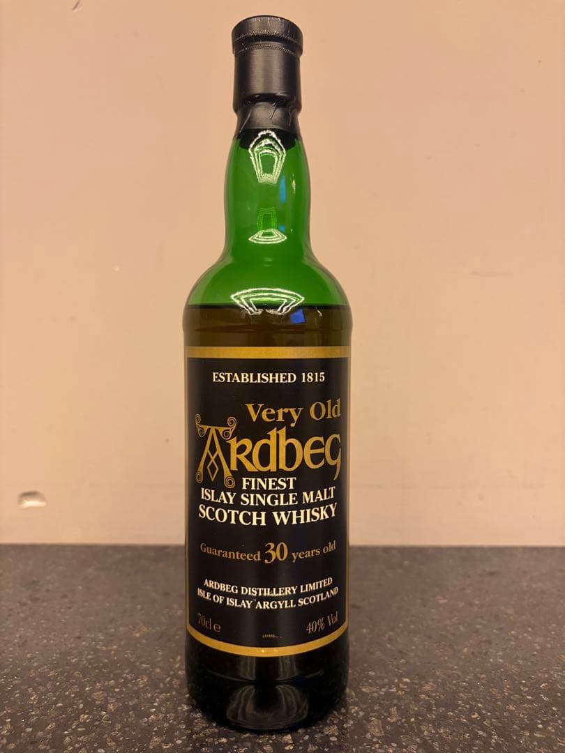 【レア古酒】アードベッグ　30年　オールドボトル　箱付き