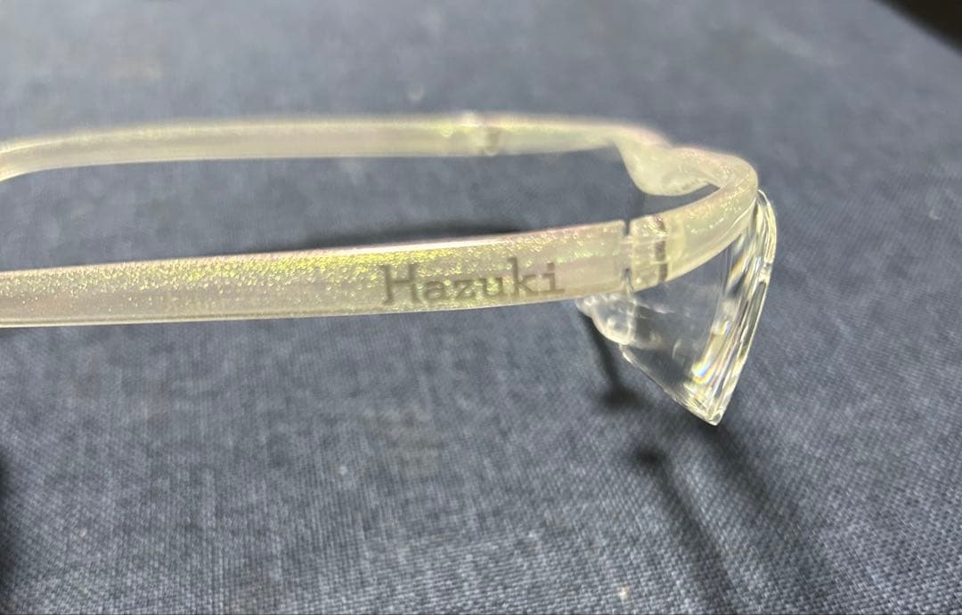 Hezuki ハズキルーペ　拡大鏡 クリアレンズ　パール　ケース付き 1.32倍
