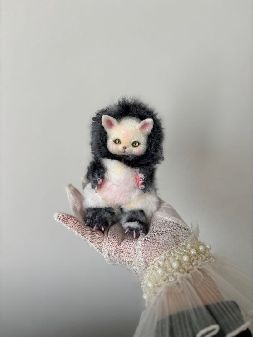 アートドール　No.066トラ猫幻獣　羊毛フェルト