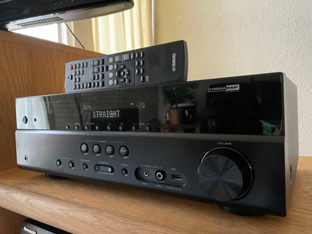ヤマハ YAMAHA RX-V373 AVレシーバー リモコン付