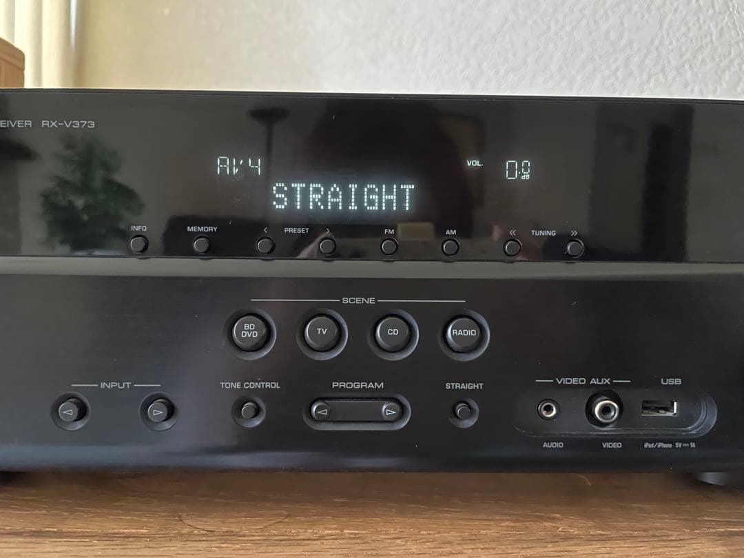 ヤマハ YAMAHA RX-V373 AVレシーバー リモコン付