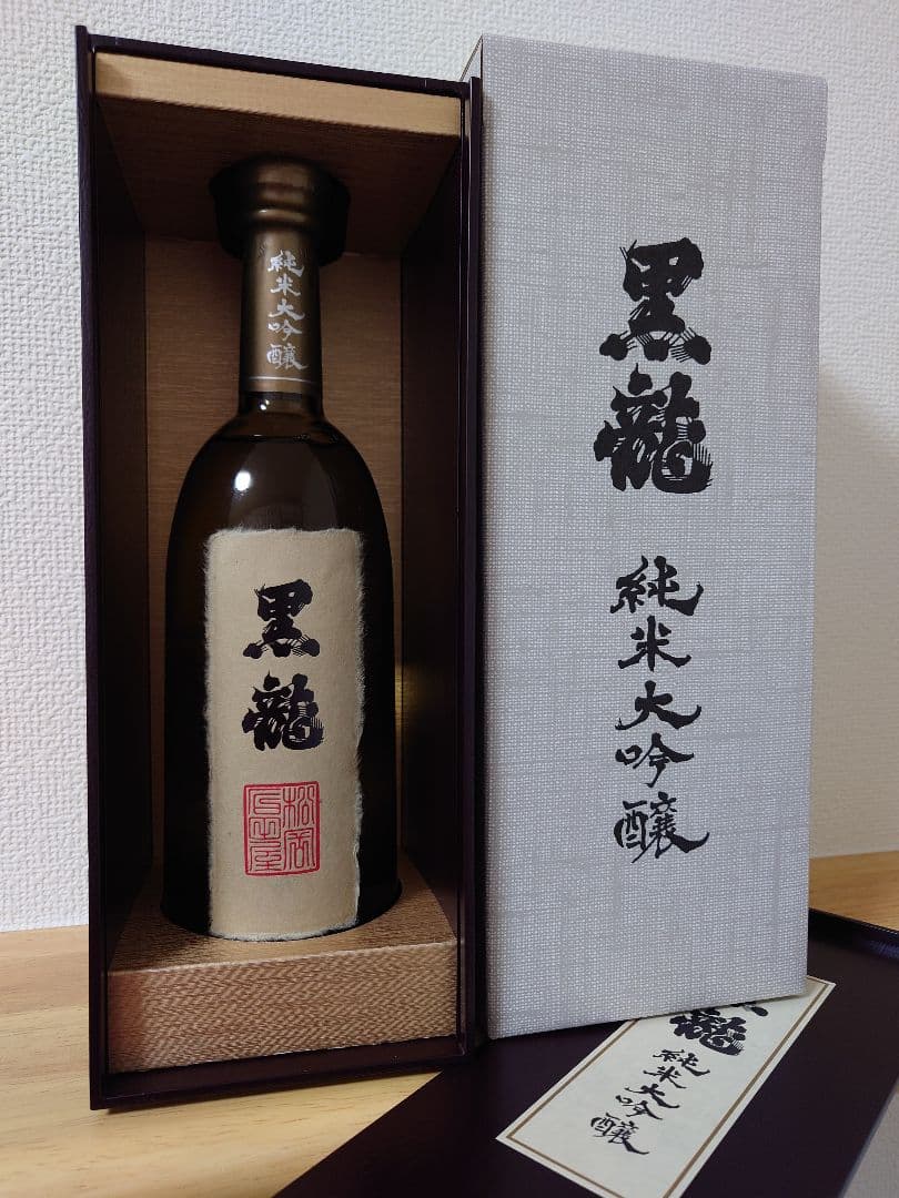 黒龍 純米大吟醸 720ml 化粧箱入り