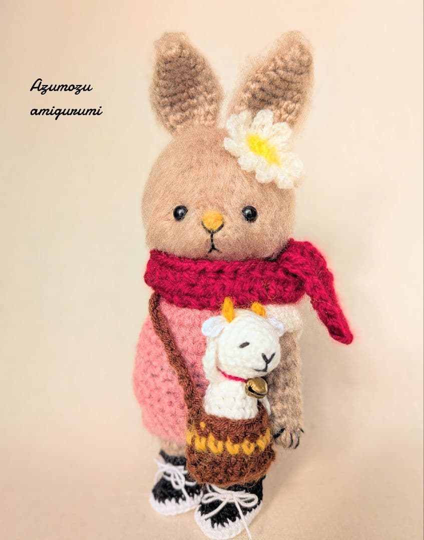 は*な様 あみぐるみ★うさぎ★ヤギ★ハンドメイド