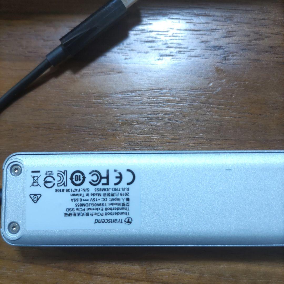 Transcend JetDrive 855 256GB 外付けSSD